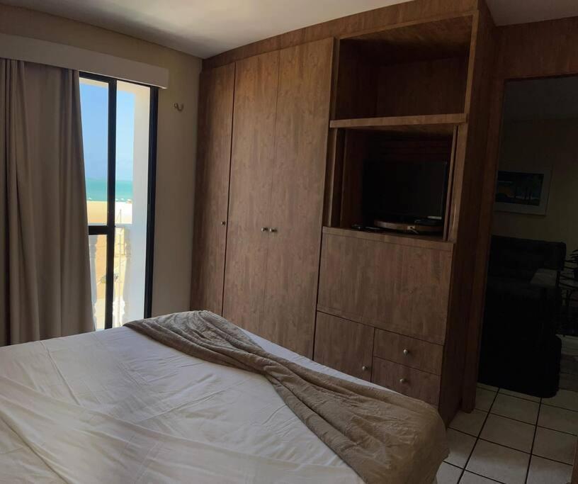 Flat Mobiliado Na Beira Mar *